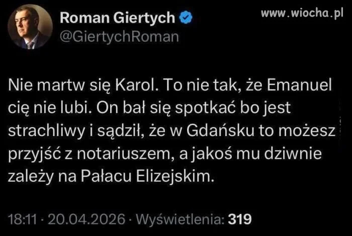Można Giertycha nie lubić 