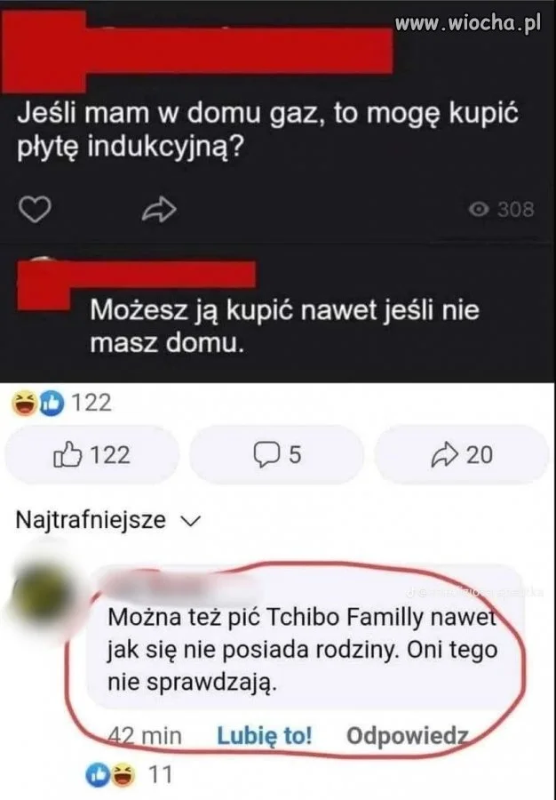 Kawę Tchibo Family można pić jak się nie ma rodziny