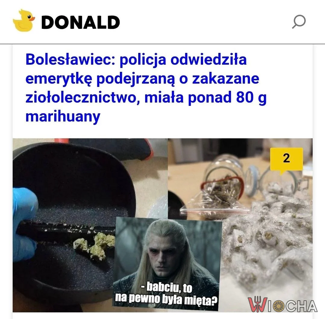 Babciu, ale to nie jest mięta