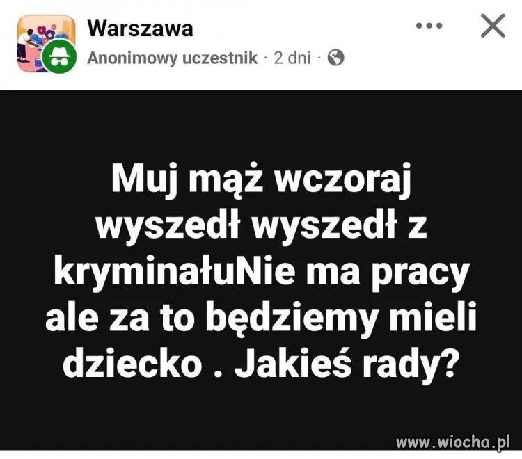 Muj mąż wyszedł z kryminału i nie ma pracy
