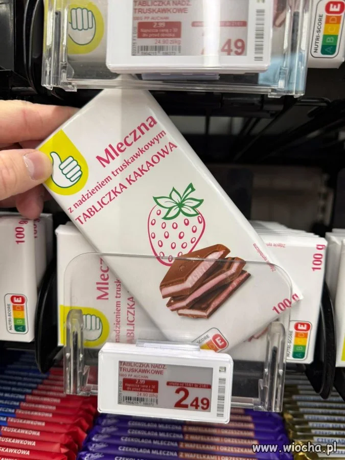 Nawet czekolada już nie identyfikuje się jako czekolada...