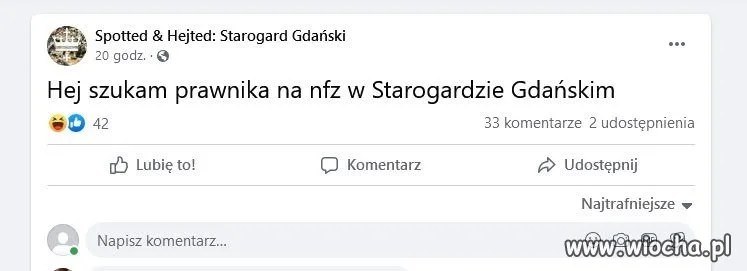 Ja szukam adwokata na NFZ