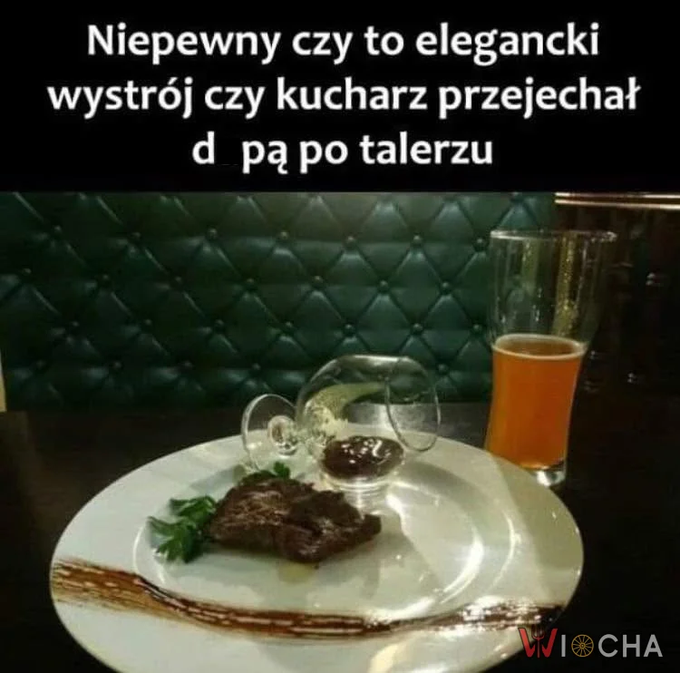 Obstawiam, że za takie danie jakieś 60 zł sobie życzą
