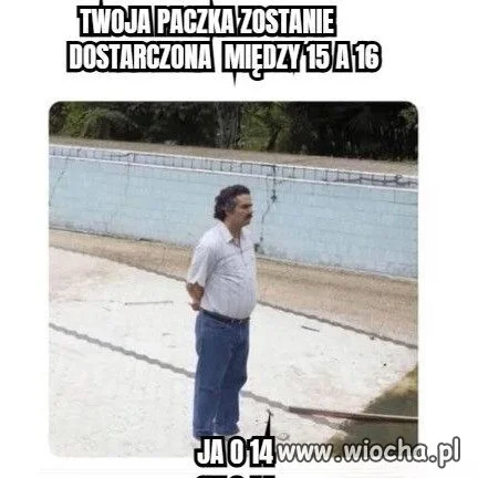 Twoja paczka zostanie dostarczona między 15 a 16