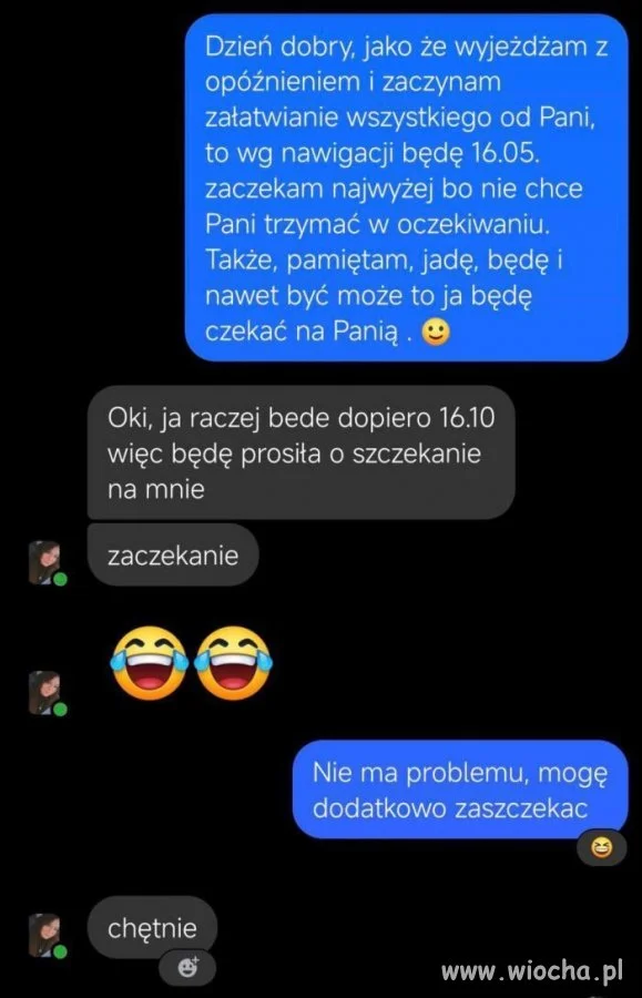 Praca kuriera bywa całkiem fajna 