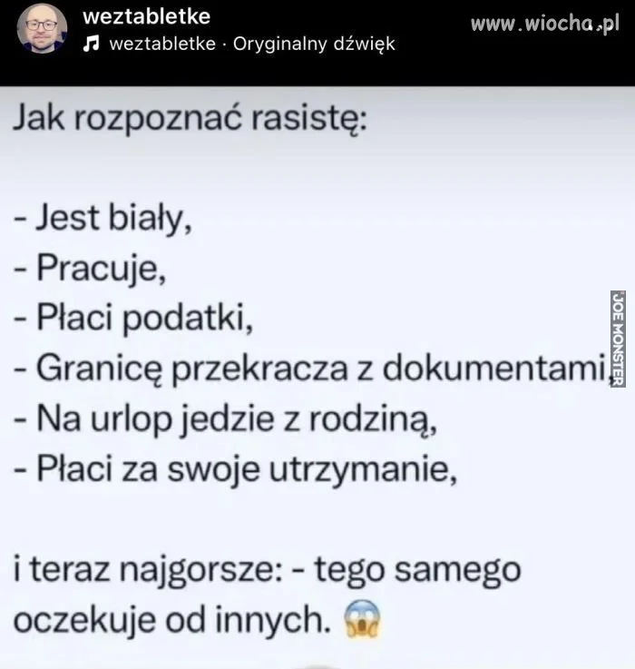 Jak rozpoznać rasistę?