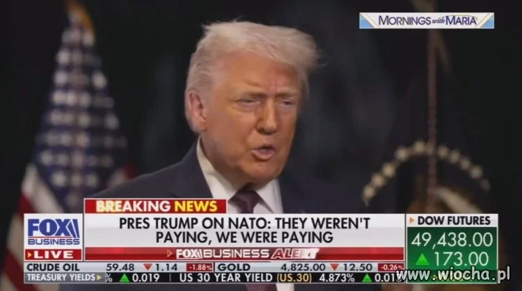 Trump o sojusznikach z NATO: - Nigdy ich nie potrzebowaliśmy. W Afganistanie stali trochę z tyłu, nie na linii frontu