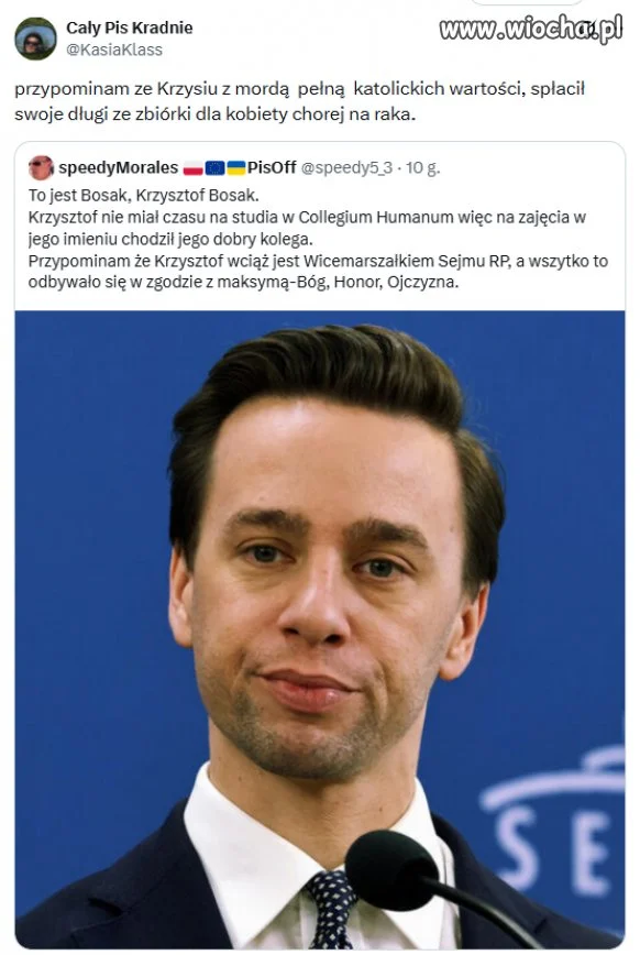 I ma żonę w ordo iuris które sponsoruje kreml ale nie można o tym mówić 