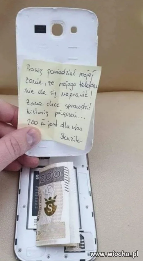 Proszę powiedzieć mojej żonie, że się nie da