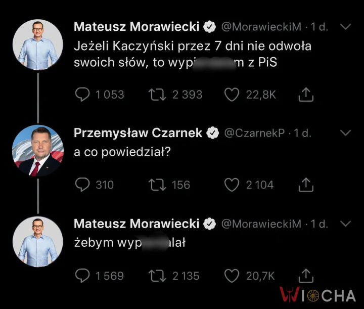 A co powiedział?