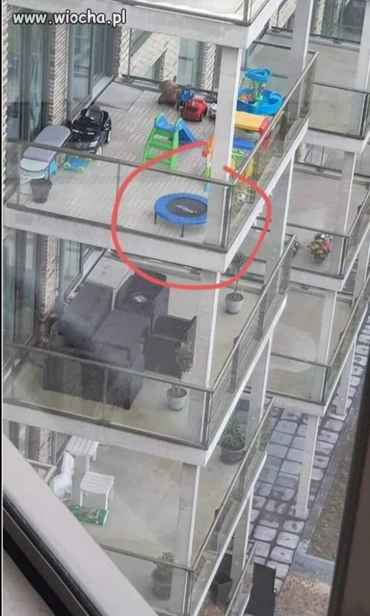 Trampolina prosto do nieba 