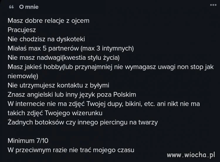 Szukamy kobiety dla kolegi. Zamieszczamy wymagania