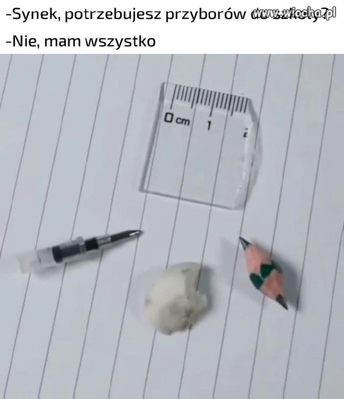 Kiedy masz zapasowe przybory w miniaturze