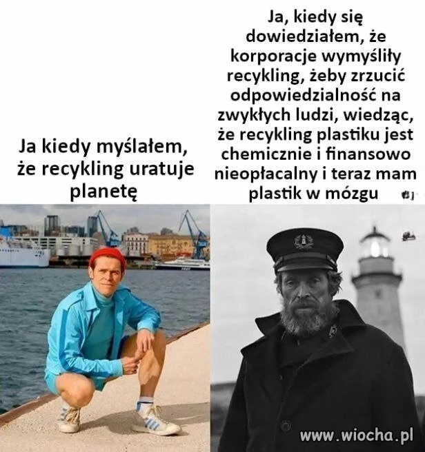 Plastik w głowie i na plaży