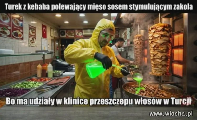 Nałożę Panu dużo sosu