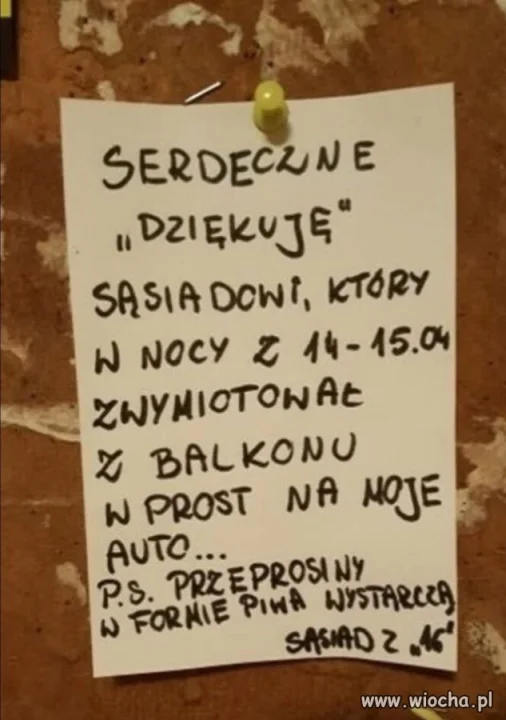 Bo z sąsiadami to trza żyć w zgodzie 