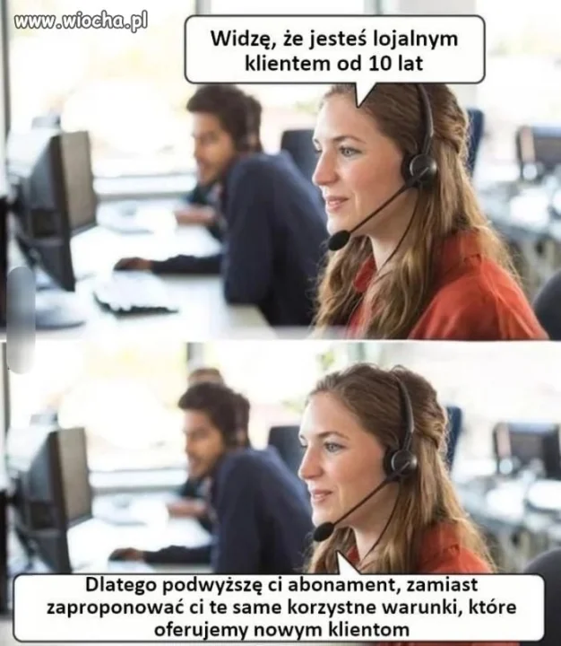 I tak się w Polsce traktuje stałego kienta 