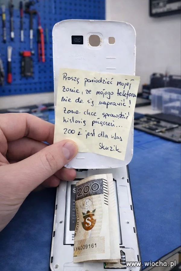 Proszę powiedzieć mojej żonie, że...