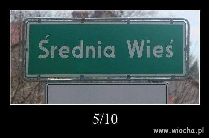 No średnia ta wieś