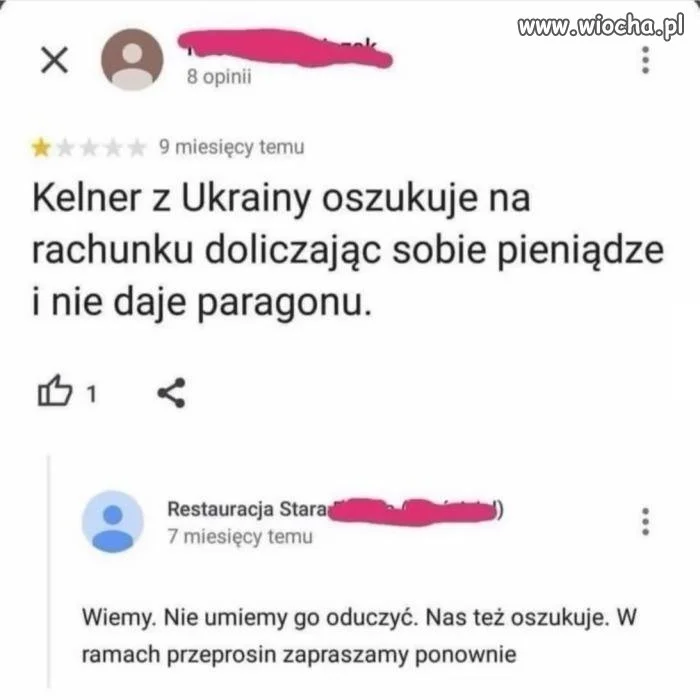 Nie możemy go oduczyć