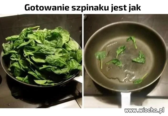 Szpinak: mała porcja, wielkie zawody
