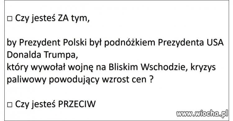 Mój typ na pytanie referendalne