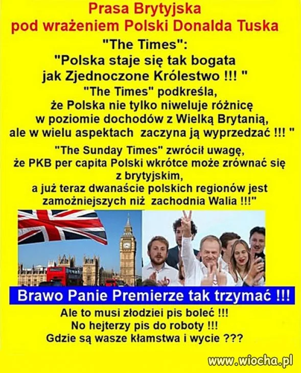 Wszystko "wina Tuska" i jego rzadu...bedzie wycie!