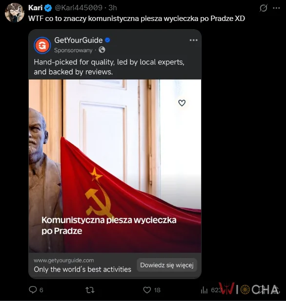 Czerwony turysta?