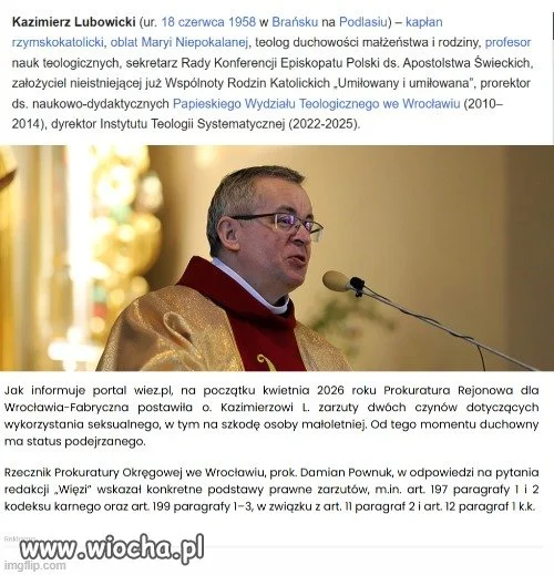 Ksiądz profesor Kazimierz Lubowicki