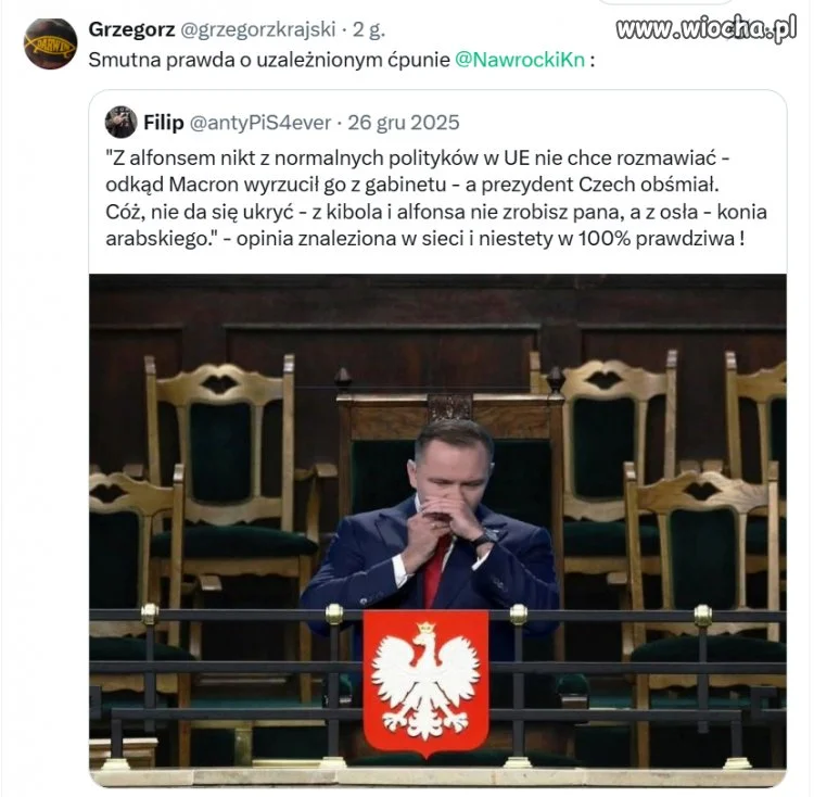 Myślał że zbudowanie mniejszości to mała ustawka w lesie. 