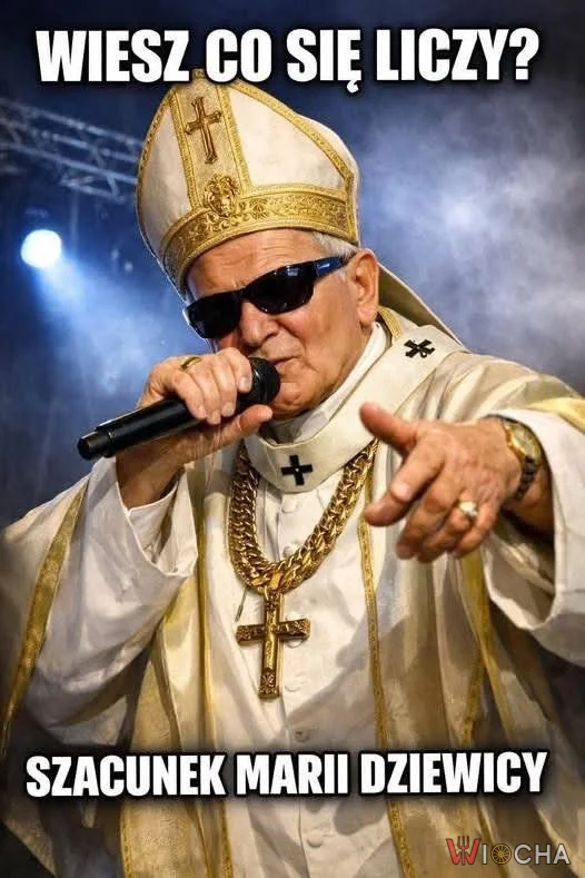Papież na luzie