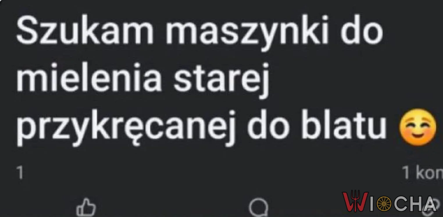 Maszynka do mielenia starej