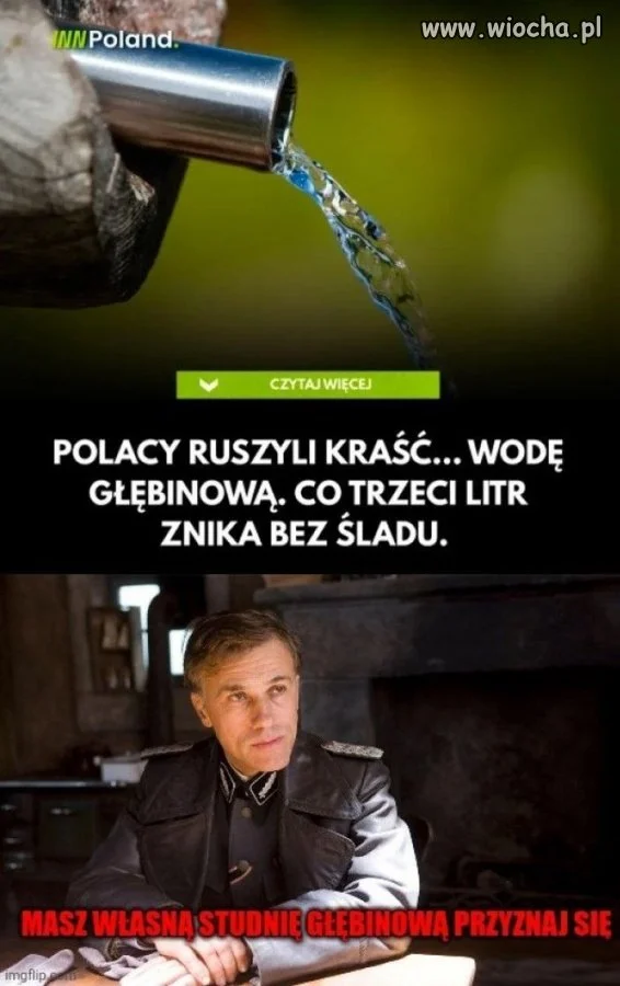 Polacy kradną wodę głębinową