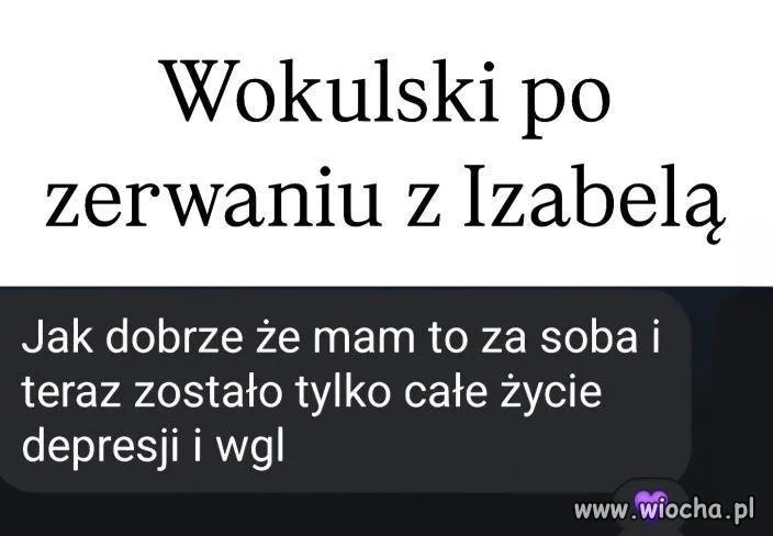 Teraz tylko całe życie w depresji i wgl