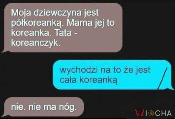 Nie, nie ma nóg