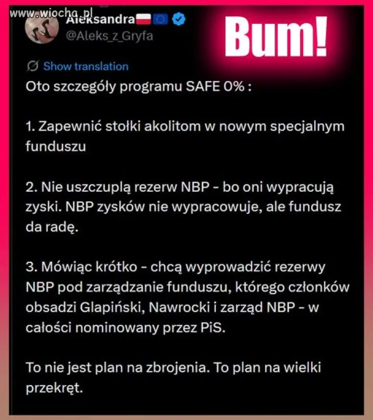 Oni chcą tylko się nachapać