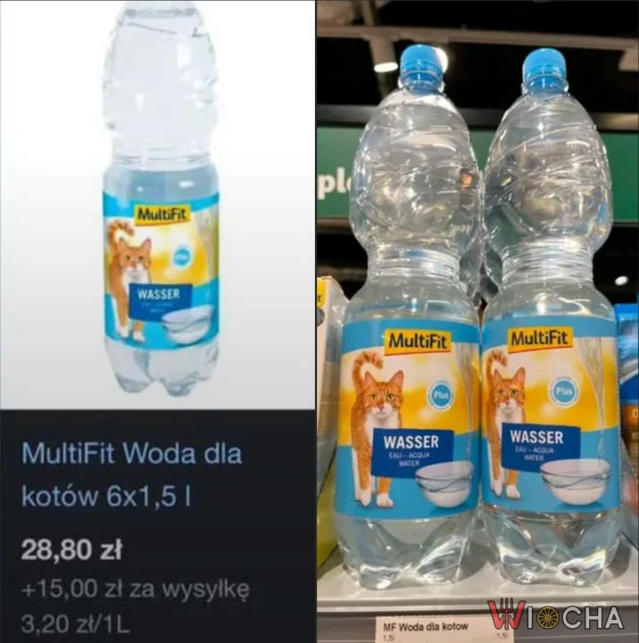 Woda dla kotów, znana marka!