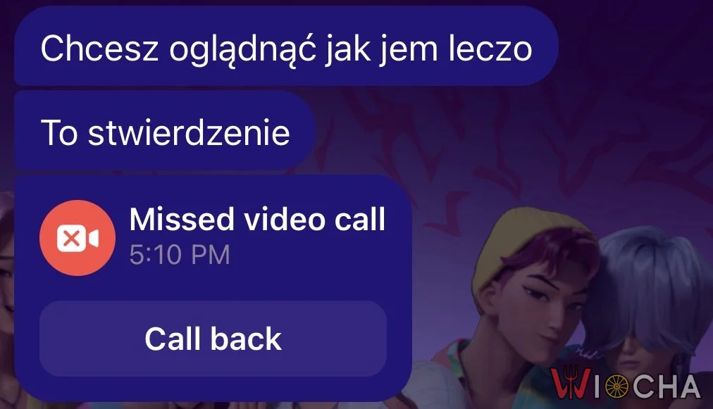Chyba nie chce oglądać jak je leczo