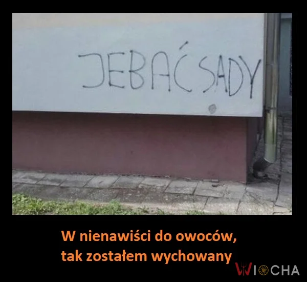 Bo jak byłem mały to wiśnie były za kwaśne.