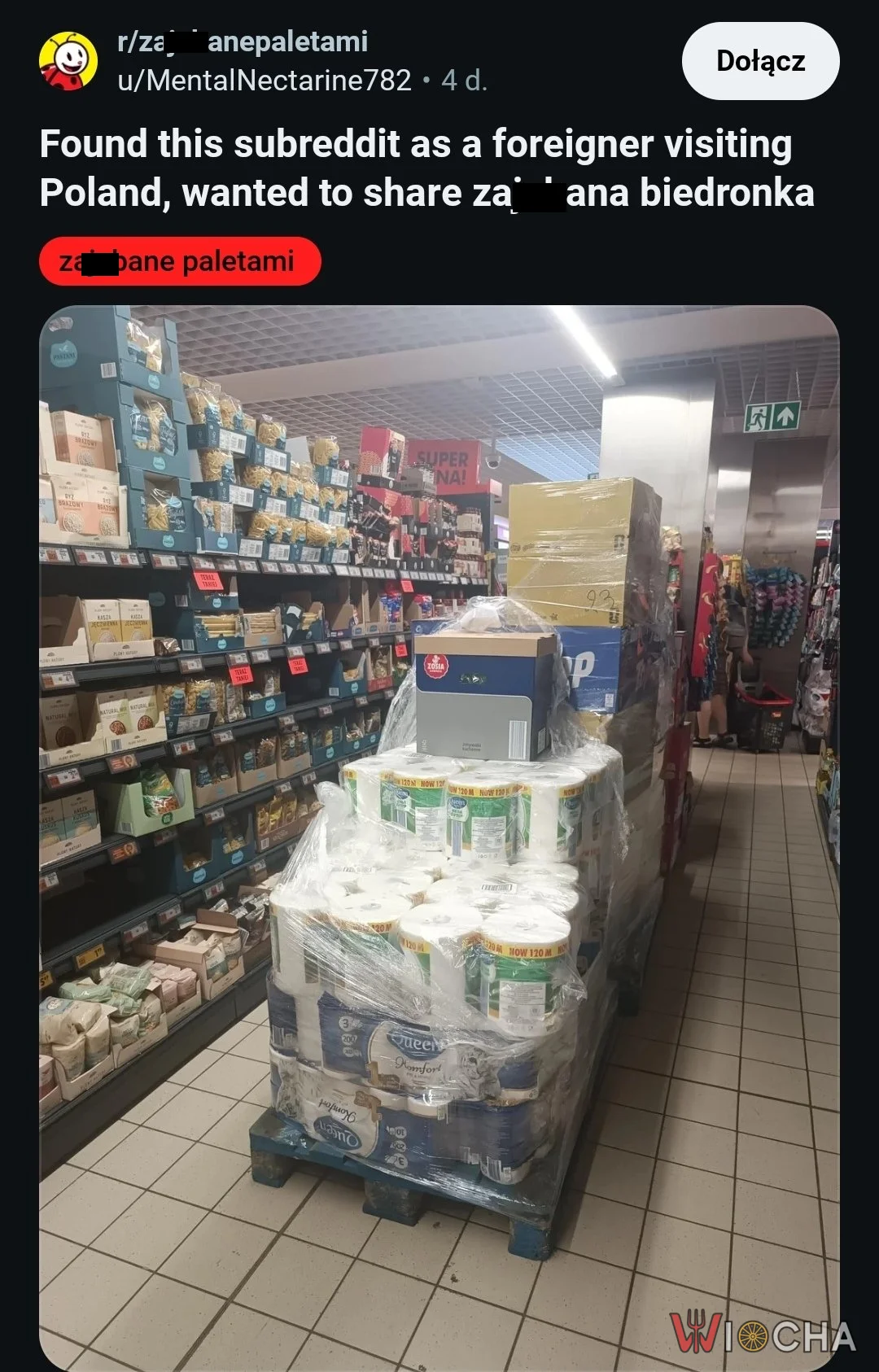 Już nawet za granicę dotarły legendy o paletach