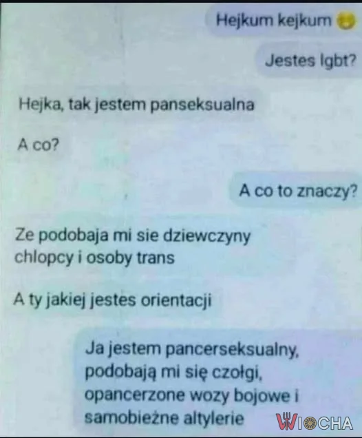 Jestem pancerseksualny