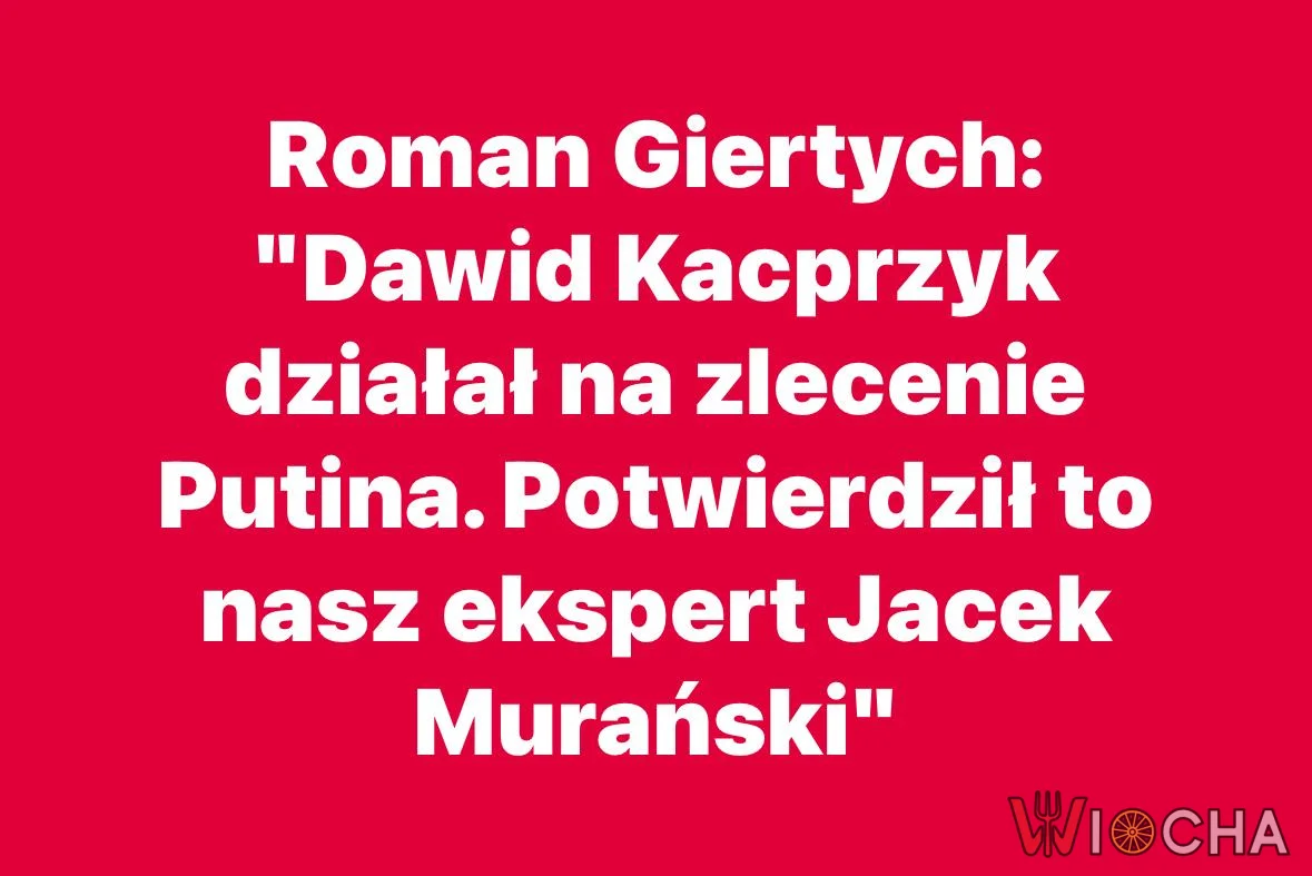 Czy niedługo usłyszymy takie wytłumaczenie afery?
