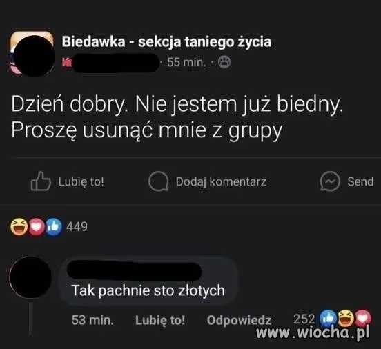 Nie jestem już biedny