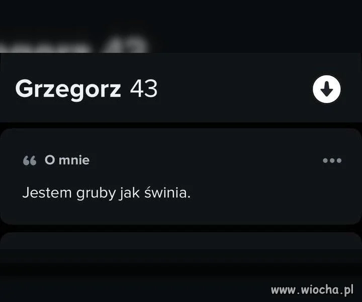 Przynajmniej Grzegorz jest szczery