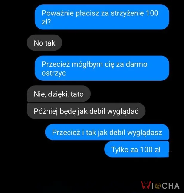 Przecież i tak wyglądasz jak debil