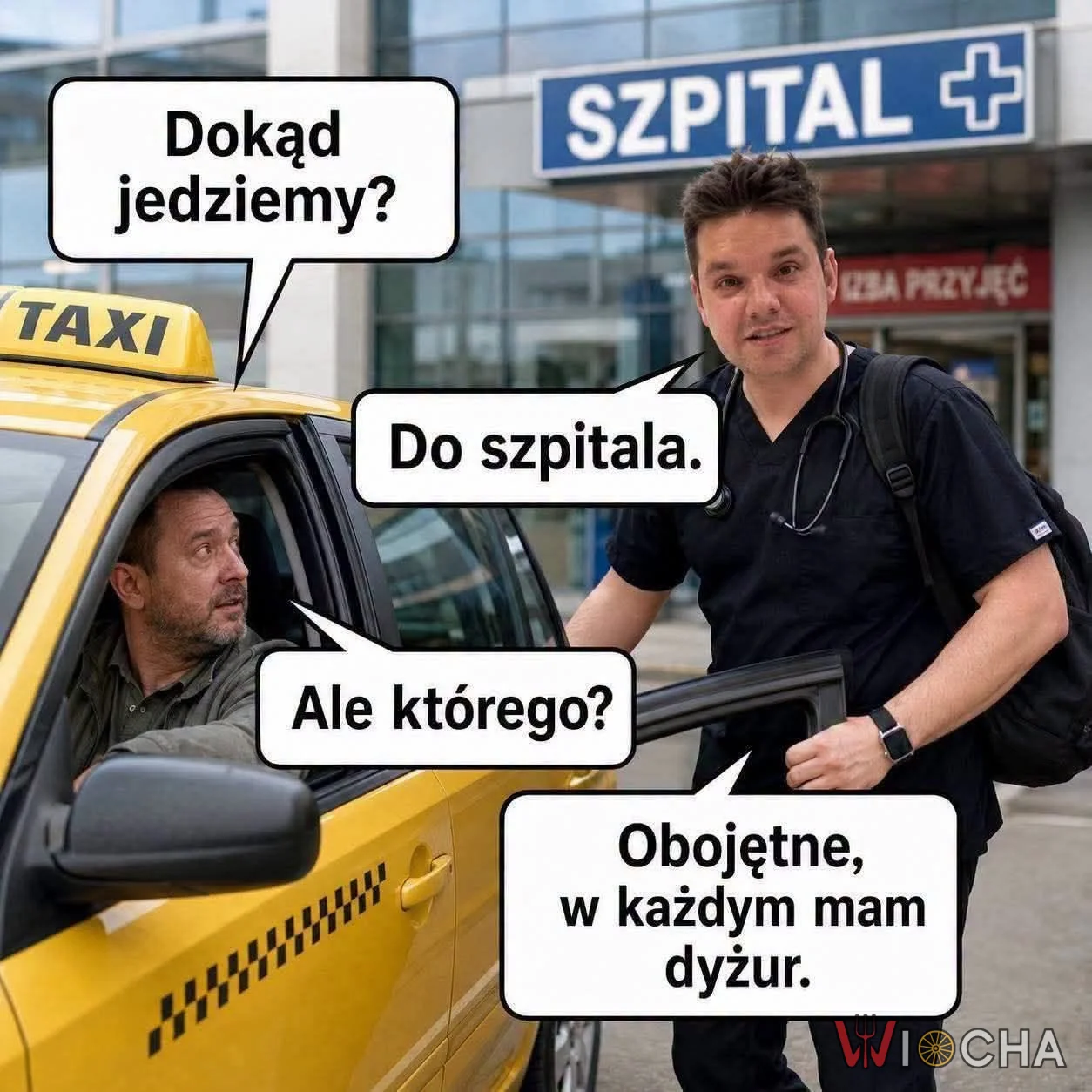 Do szpitala?