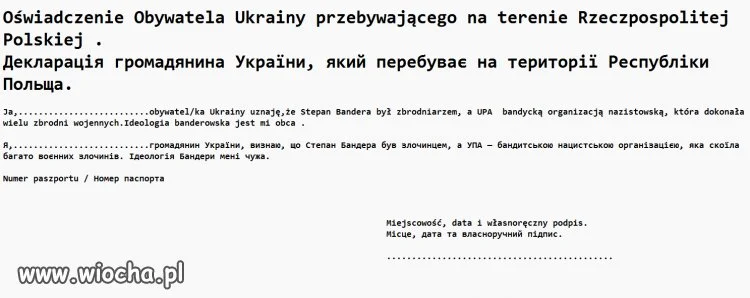 Taki dokument powinien podpisać 