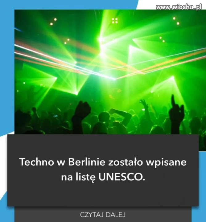 Techno to dziedzictwo UNESCO?