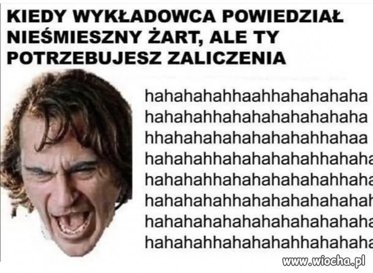 Ale śmiesznie, aż mi brzuch pęknie