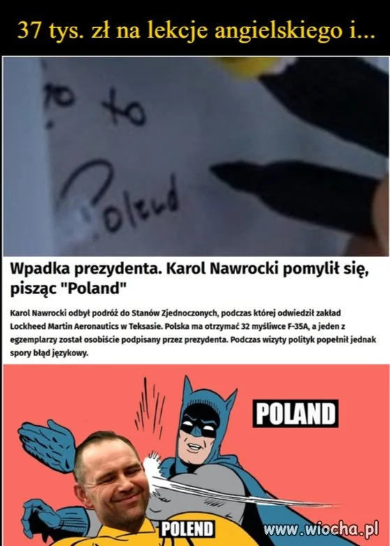 Glupiec zawsze będzie glupcem 